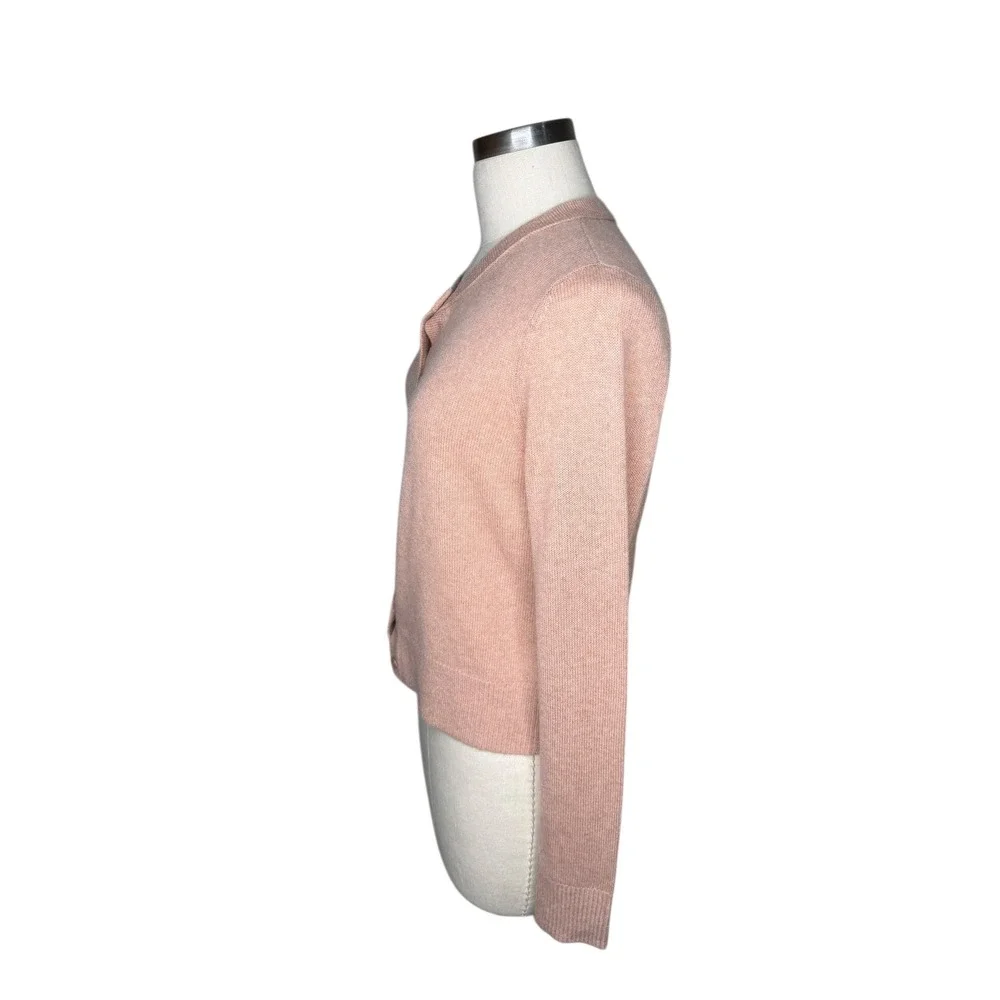 FAVORITE DAUGHTER Tawny Birch Cardigan Pink Cashmere Button Front Women's Size M